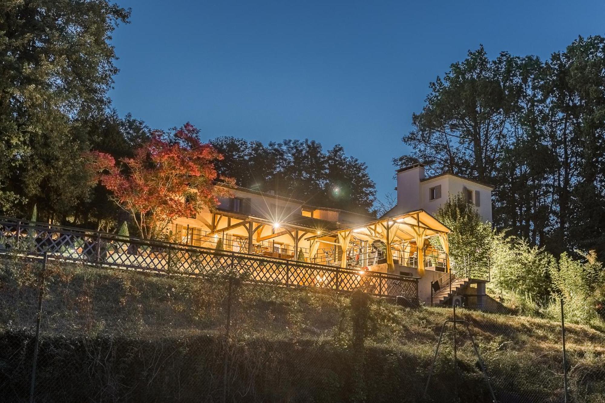 Vila Avec, Piscine, Tennis. Villa Rivaux Buitenkant foto