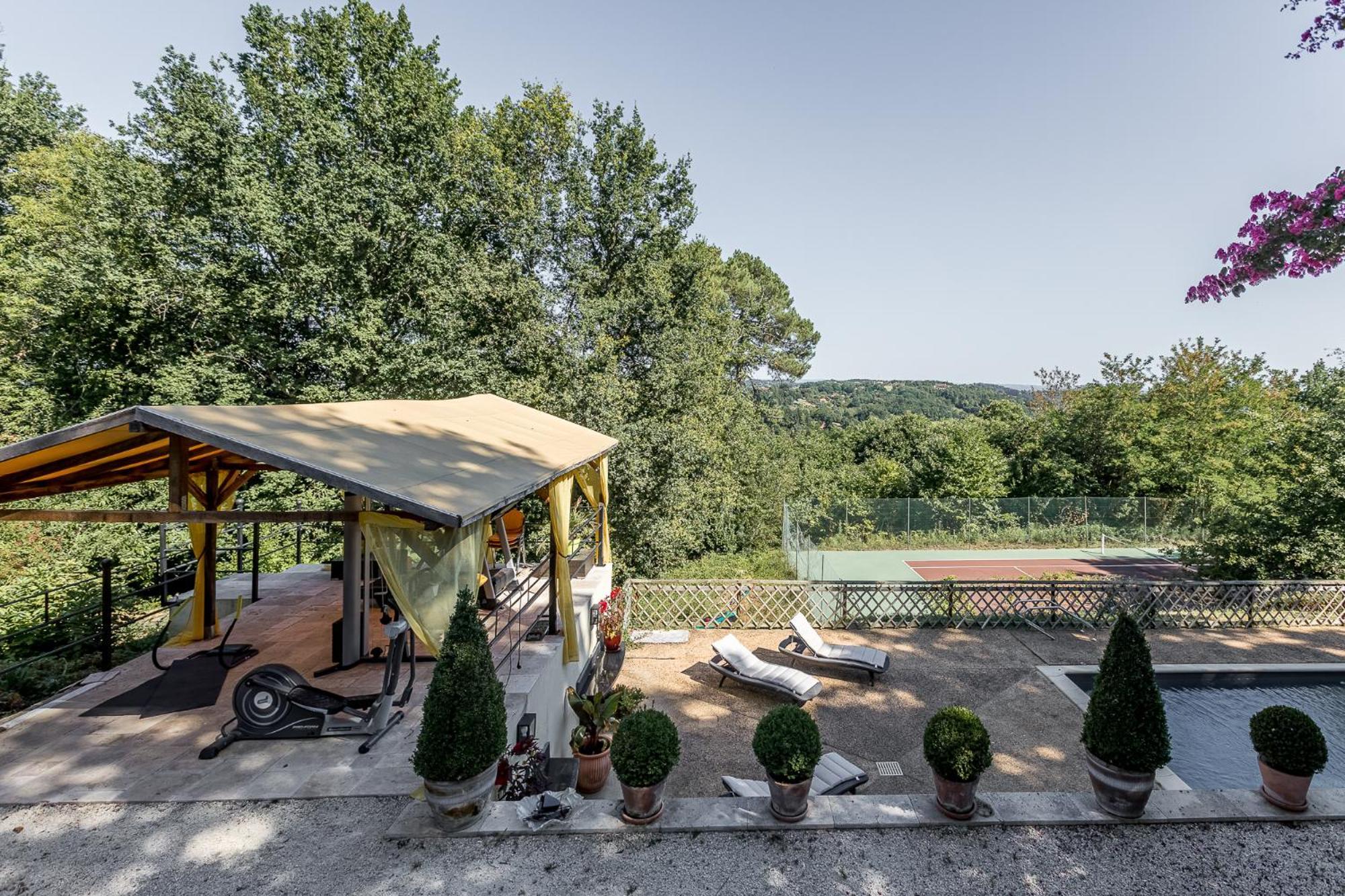 Vila Avec, Piscine, Tennis. Villa Rivaux Buitenkant foto