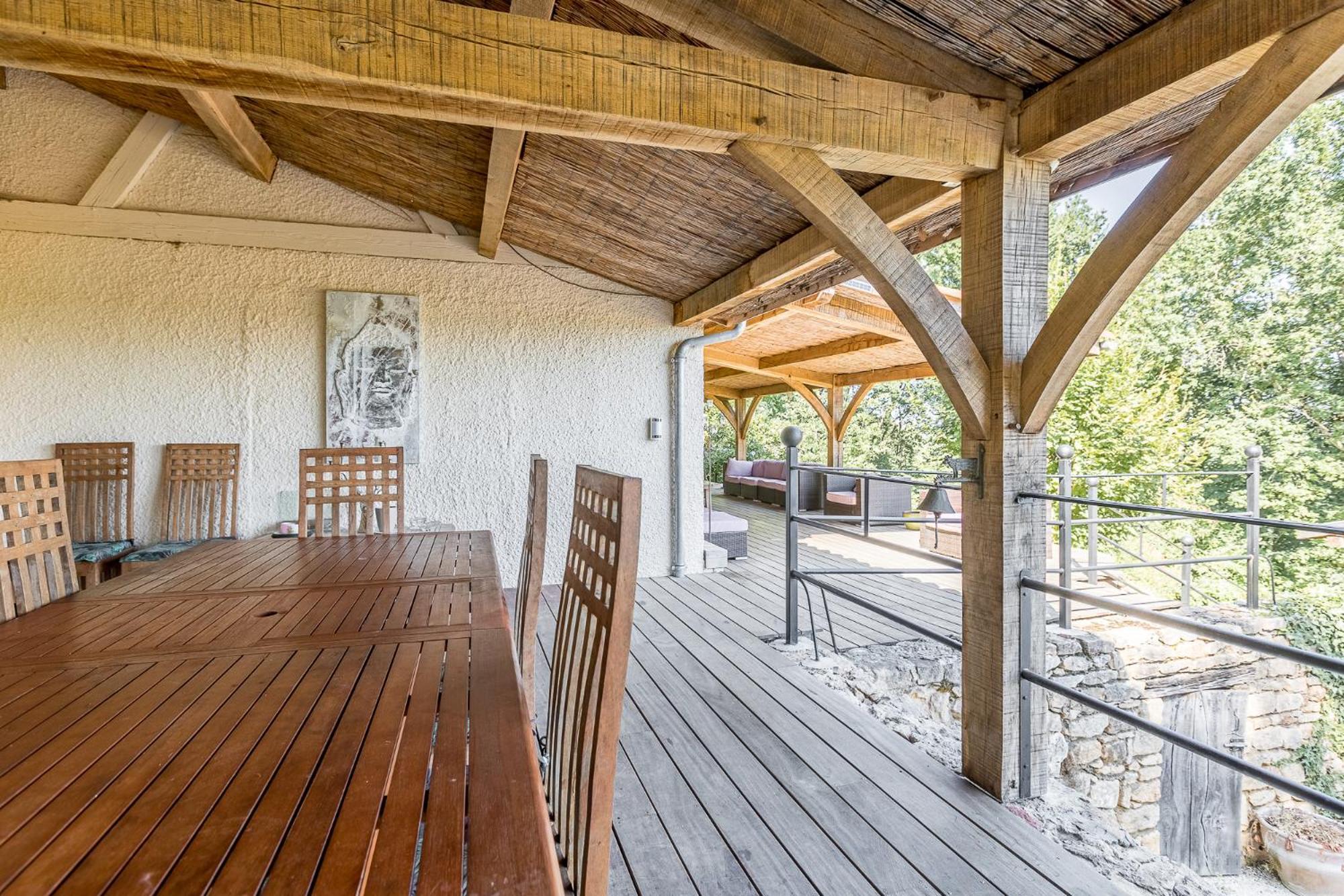 Vila Avec, Piscine, Tennis. Villa Rivaux Buitenkant foto